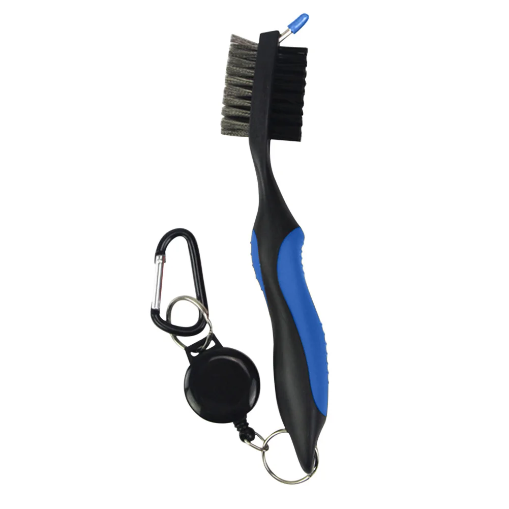 

New Golf Club Brush Golf Groove Cleaning Brush 2 Sided Golf Putter Wedge Ball Groove Cleaner Kit Cleaning Tool Golf Accessories