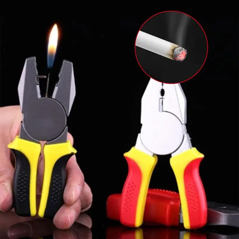 Зажигалки для барбекю ветрозащитные Подарочные сигареты зажигалки плоскогубцы