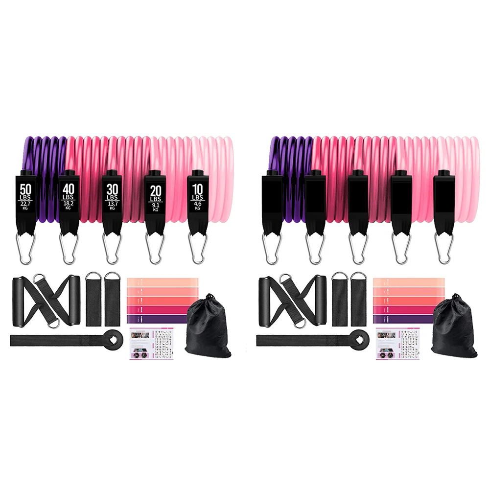 

11 шт./компл. набор эластичных лент из термопластичного эластичного латекса для фитнеса Спортивная коррекция фигуры тренировочная тянущаяс...