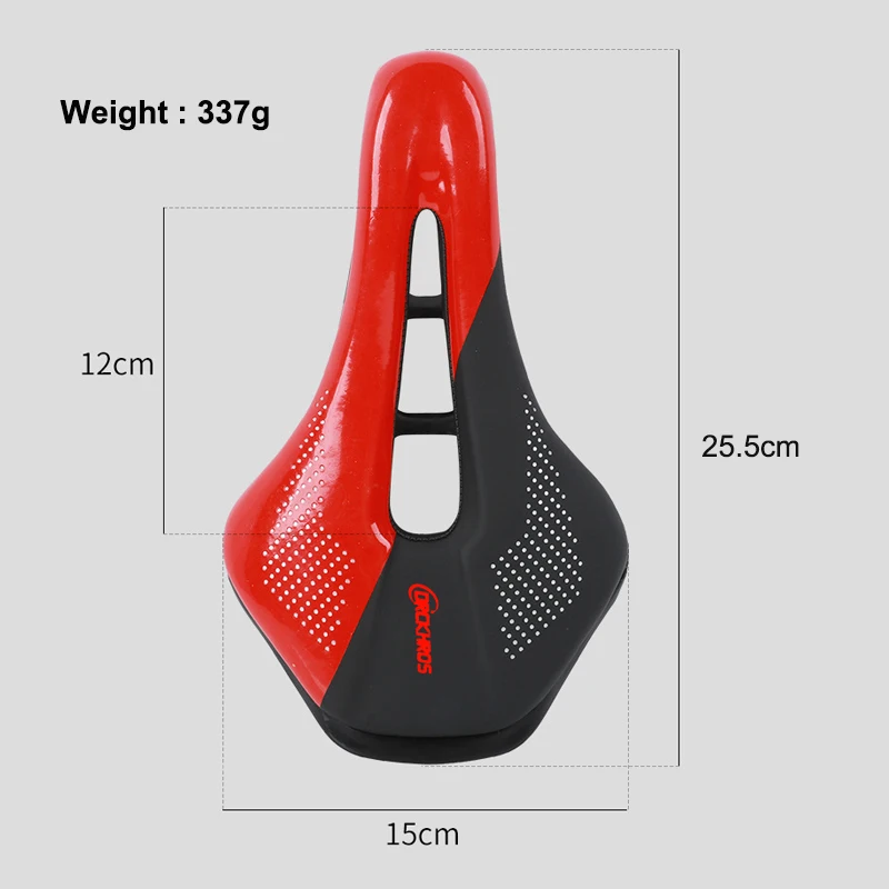 

2021 New GEL Bicycle Saddle Hollow Breathable Comfortable MTB Road Bike Seat PU Leather Waterproof Non-slip Bike Soft Cushion