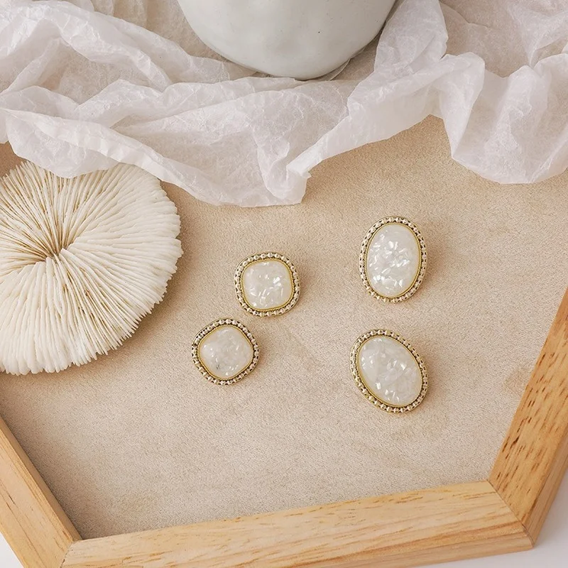 

Женские серьги-гвоздики из серебра 2021 пробы, в Корейском стиле