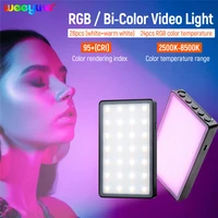 weeylite rgb led video lightvideo conference lighting kit with portable tripod stand for video recording zoom meeting backlight