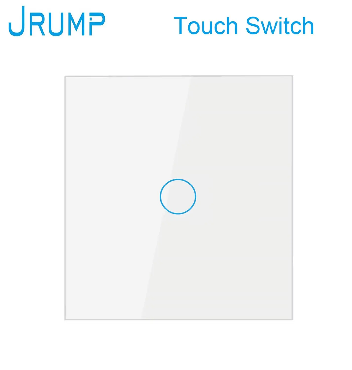 JRUMP стандарт ЕС сенсорный выключатель светильник настенный AC110 220V 1/2Gang1WayLuxurious