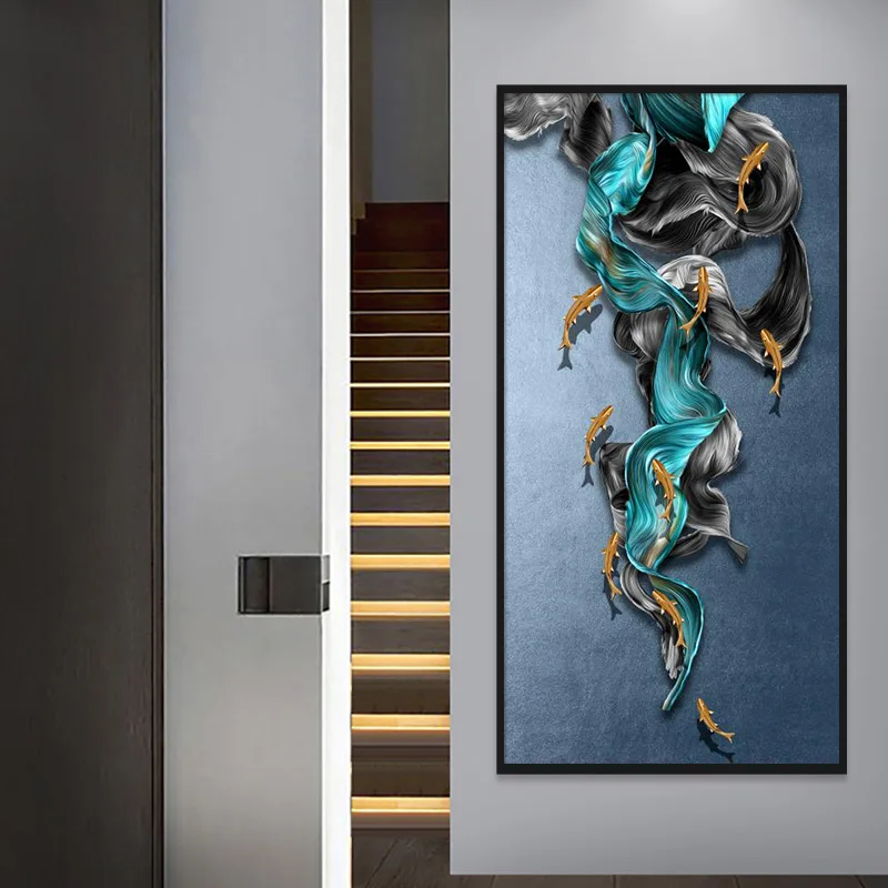 Настенная картина в скандинавском стиле для гостиной | Дом и сад