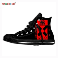 carnivore music fans heavy metal band logo personalized shoes light breathable lace upcanvas casual shoes