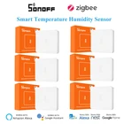 Датчик температуры и влажности SONOFF SNZB-02 Zigbee, автоматизация умного дома, синхронизация в режиме реального времени, приложение SONOFF ZBBridge, 1-30 шт.