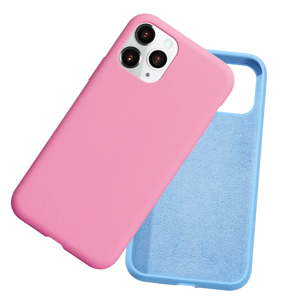 Официальный силиконовый Мобильный телефон чехол для iPhone 11 Pro Max большие