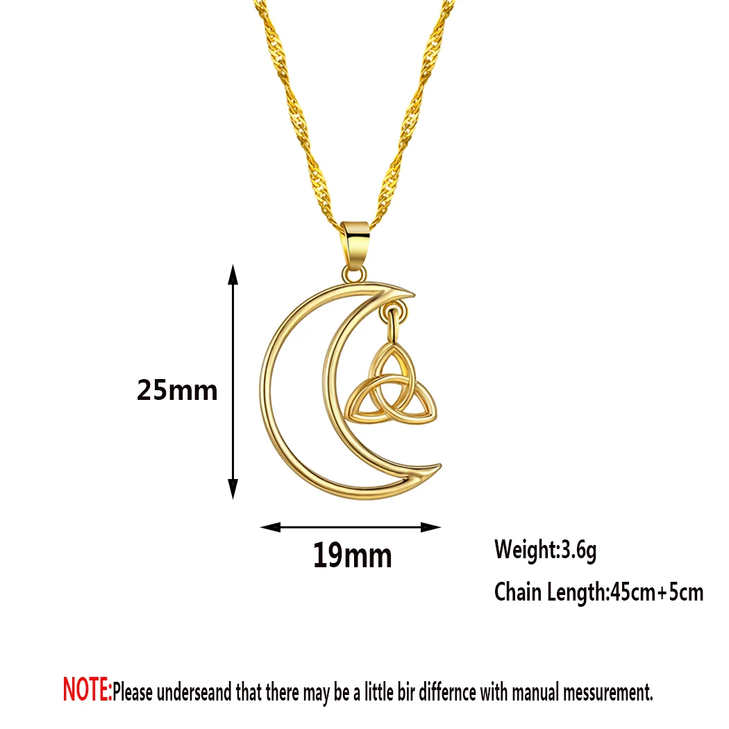 Женское Ожерелье-чокер Kinitial Good Luck с ирландскими узелками Луна Звезда Давида