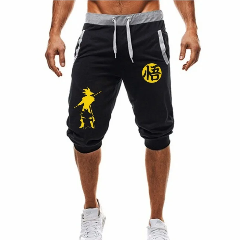 

Hot-Selling Summer New Man's Shorts Casual Shorts Fashion Goku print Sweatpants Fitness Short Jogger M-3XL