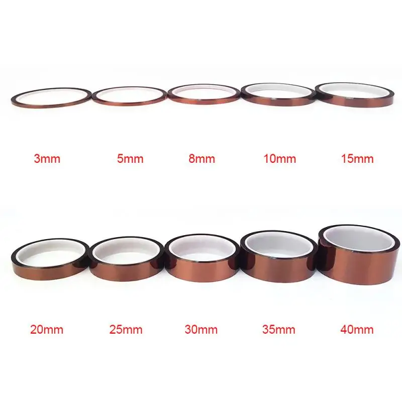 

Thermal Insulation Tape Insulation Polyimide Adhesive Tape Panel Protector 3D High Temperature Heat Insulation Tape Home Tools