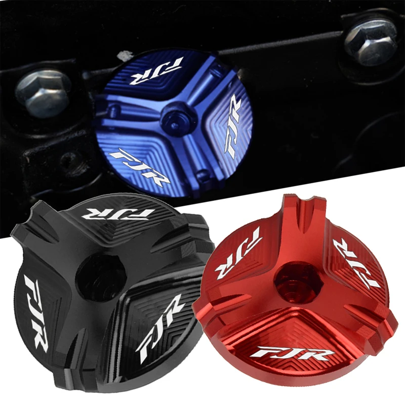 Масляная крышка с логотипом FJR для Yamaha 1300 FJR1300 ABS 2001-2016 2017 2015 аксессуары мотоциклов