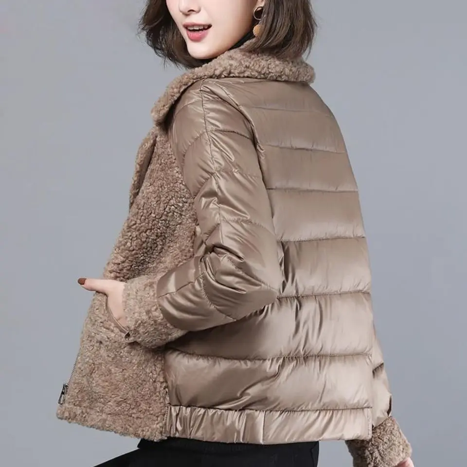 

Large women's cashmere Jacket Women's winter cotton padded jacket women's Korean version 2020 new fashion short cashmere fashion