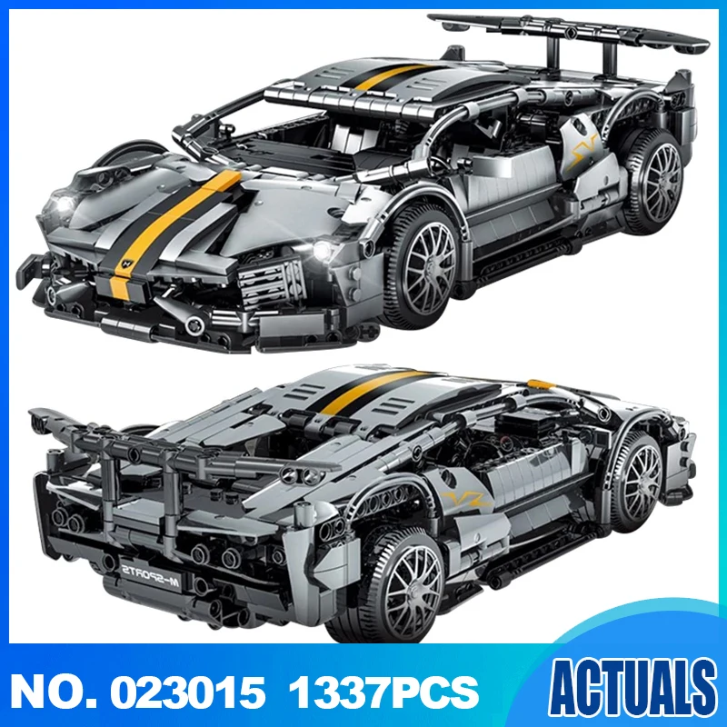 

023015 1337 шт. высокотехнологичные 488 RSR формула гоночный автомобиль Moc модульные Кирпичи Строительные блоки модель технические игрушки для мал...