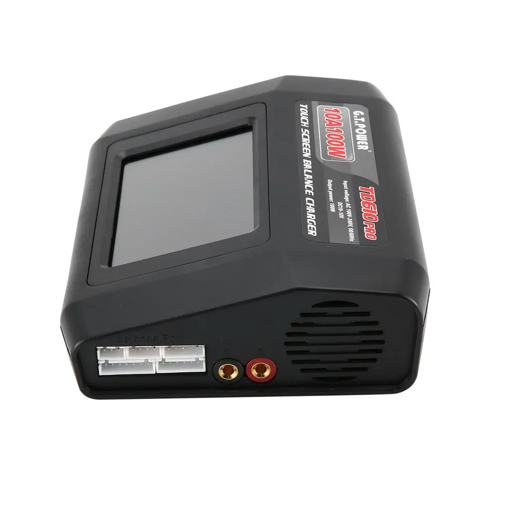 G.T POWER TD610 Pro 10A 100W Balance Charger Colorful Touch Screen for 1-6S LiPo Lilon LiFe LiHV 1-14S NiCd NiMH EU/US Plug | Игрушки и