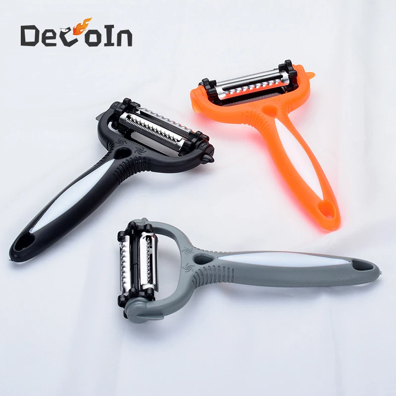 Многофункциональная Овощечистка для моркови Терка 3 в 1 овощной фруктовый