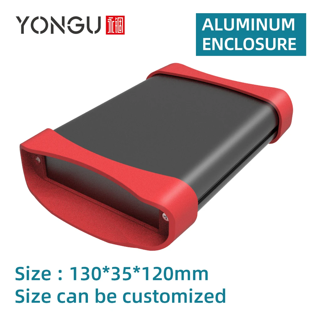 

Customization Junction Box Extrusion Profiles Distribution Box K05B 130*35mm Enclosure for Integrated Circuit