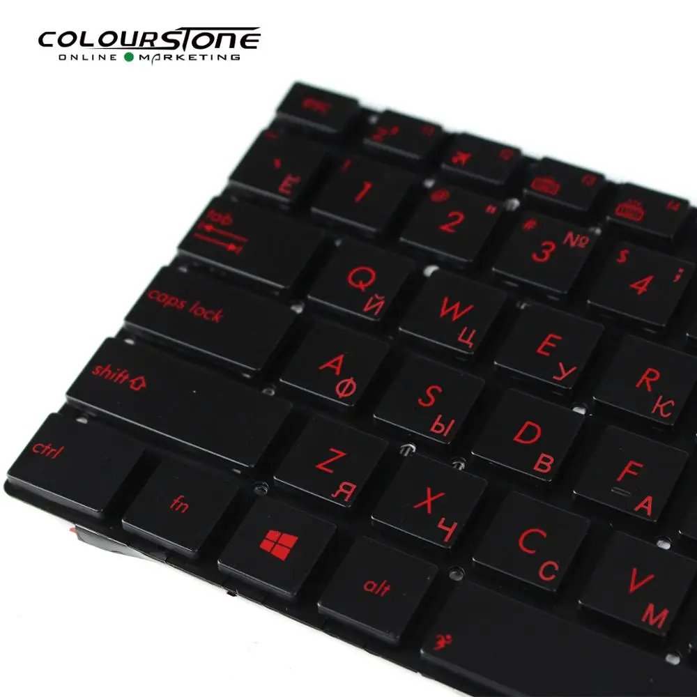 Новая Россия с подсветкой Клавиатура для ноутбука ASUS G550 G550JK 0KN0-QX1RU13 9Z. N8BBU. M0R
