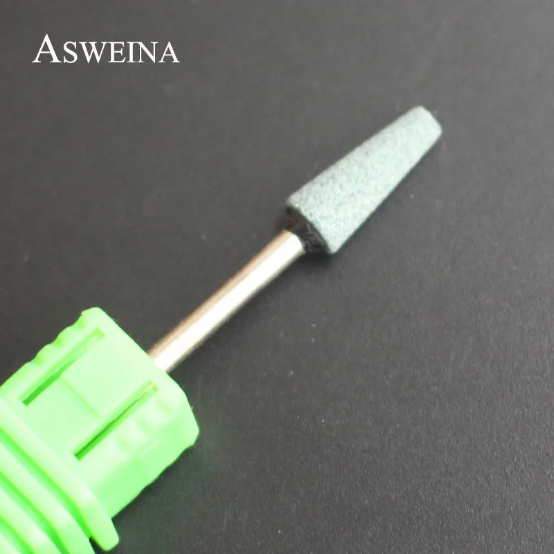 ASWEINA 1 шт. фреза для маникюра зеленого цвета с керамическим камнем аксессуары
