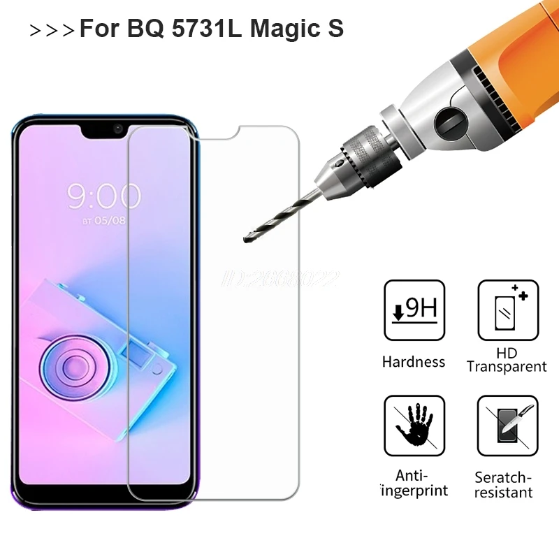 Закаленное стекло для BQ 5731L Magic S, защита экрана 9H, Защитная пленка для сотового телефона Vidrio templado BQ 5731L Magic S 5731L