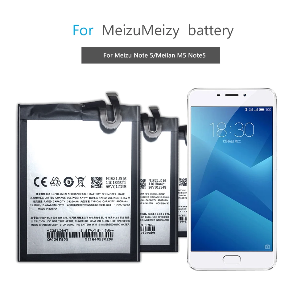 Аккумулятор для Meizu Blue A5 BT710 M5c M710M M793Q Batery Meizy M1 M2 M3 M3s mini Max M5 M6 Note M5S M5C BT42 BT43C