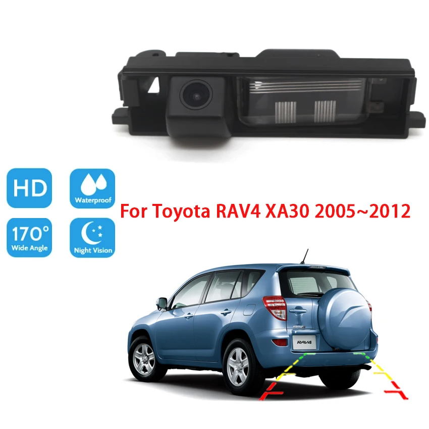 

rear camera For Toyota RAV4 XA30 2005 2006 2007 2008 2009 2010 2011 2012 CCD Full HD Night Vision rear view camera Waterproof