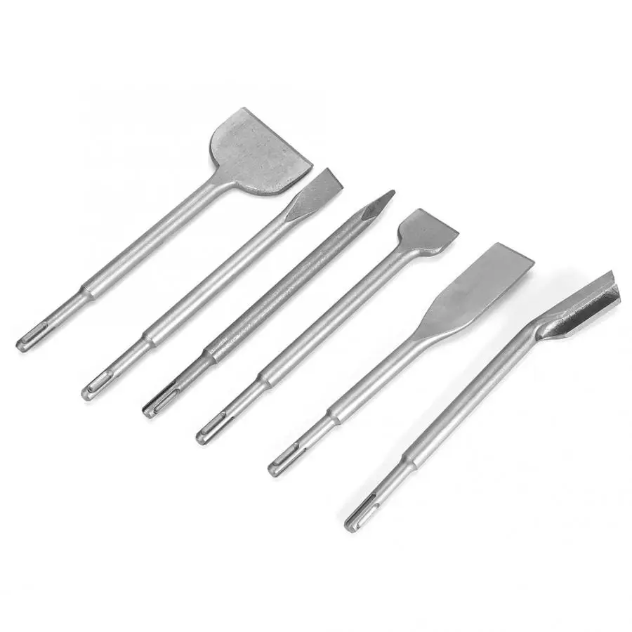 

6 шт. вращающийся молоток SDS Plus набор стамесок для бурения бетонных стен инструмент ручной инструмент набор