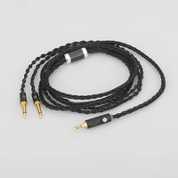 high quality 8 cores 2 53 5mm4 4mm balanced upgrade cable for meze 99 classics t1p t5p t1 d8000 mdr z7 d600 d7100 headphone
