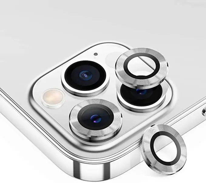

Fashion Camera Lens Sticker For iPhone 13 Mini Pro Max Dust Proof Ultra-thin Plastic Ring Scratch-resistant Protector Len