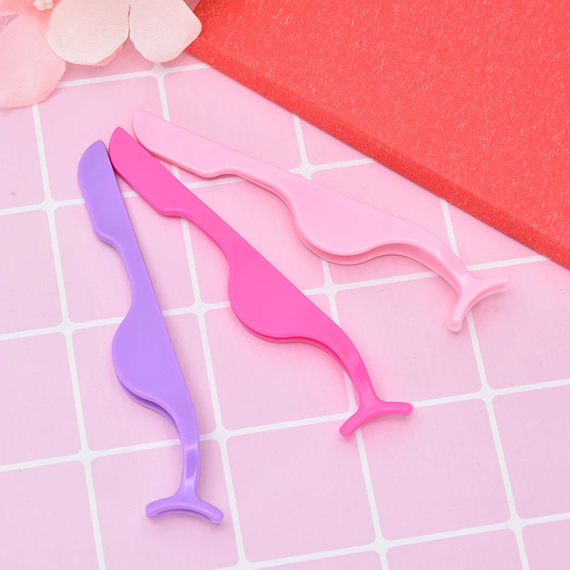 

1pcs Eyelashes Extension Tweezers Auxiliary Clamp Clips Practice Beauty Eye Lash Makeup Tools