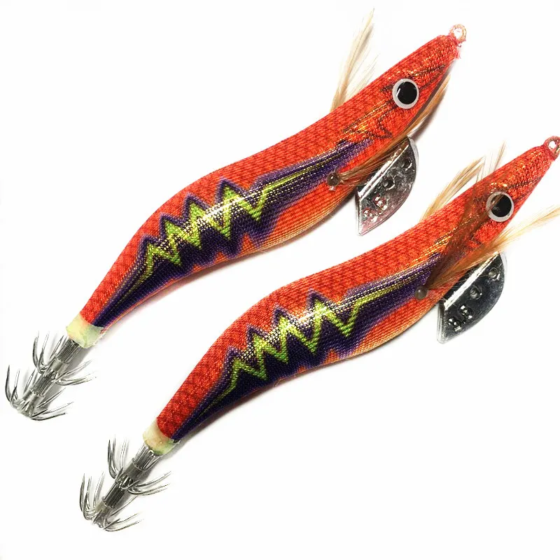 5 шт. светящиеся Джиги для кальмара 3 #13 см 20 г деревянные креветки с приманка на