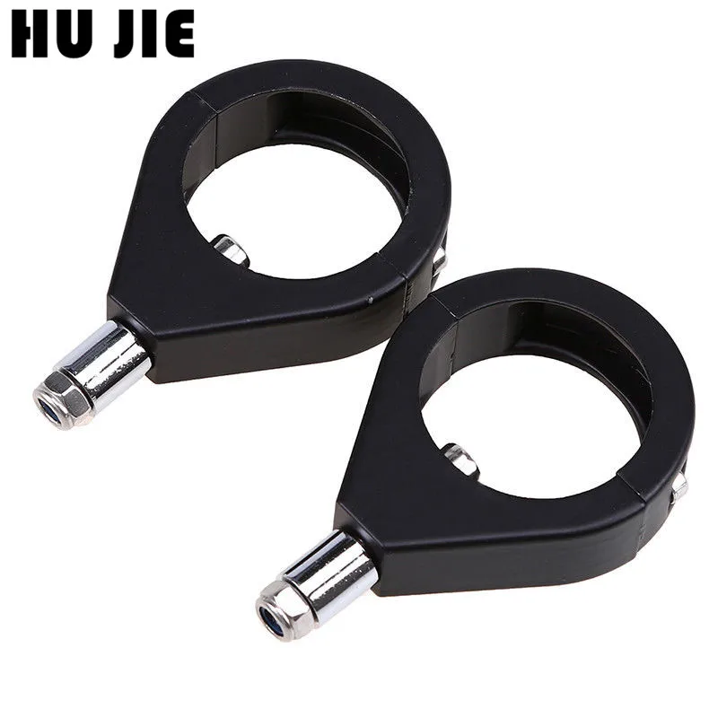 Вилочные зажимы для мотоцикла черное крепление указателя поворота подходит Honda