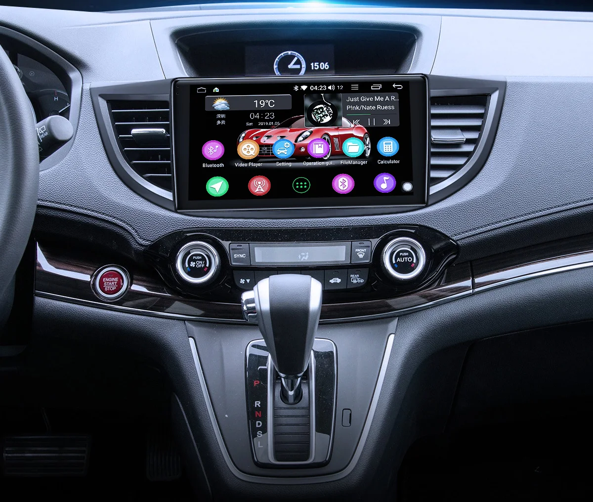 JOYING1 din радио Кассетный плеер Android 8,1 Восьмиядерный Авторадио 10," автомобильный Радио для Honda CRV 2012- DSP быстрая загрузка HD аудио