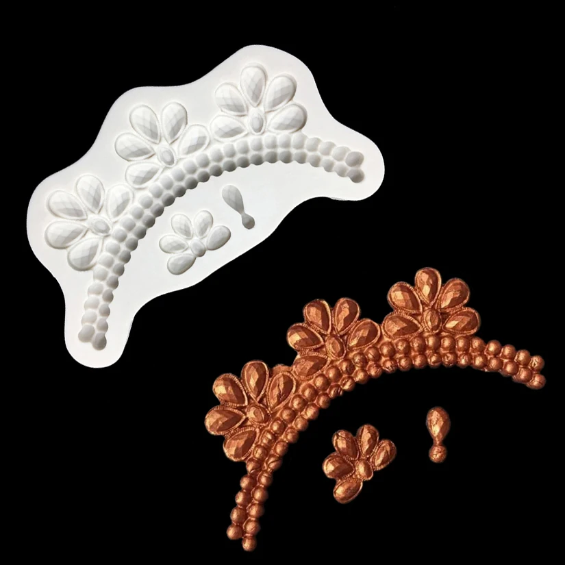 

Wholesale 10 pcs/lot 3D Silicone Fondant Cake Chocolate Candy Jello Silicone Decorating Mould Tools