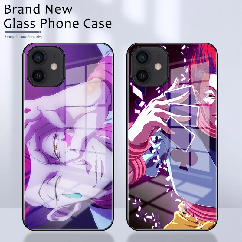 

Чехлы Hisoka HxH для iPhone 12 Mini 11 12 13 14 Pro Max SE X XS XR 8 7 6 6S 14 Plus из закаленного стекла