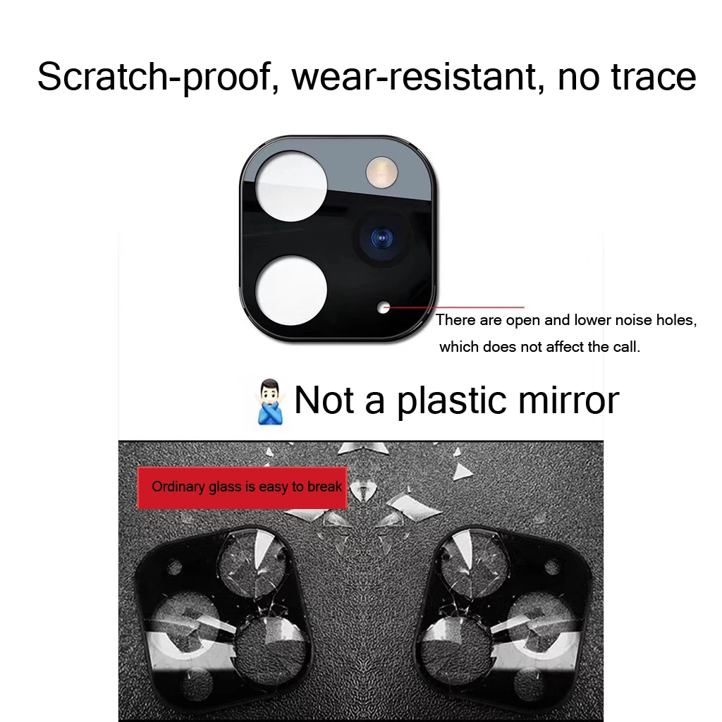 Back Camera Tempered Glass Film For iPhone X XS Max turn to 11 Pro Case Lens Change Fake iPhone11 Cover |
