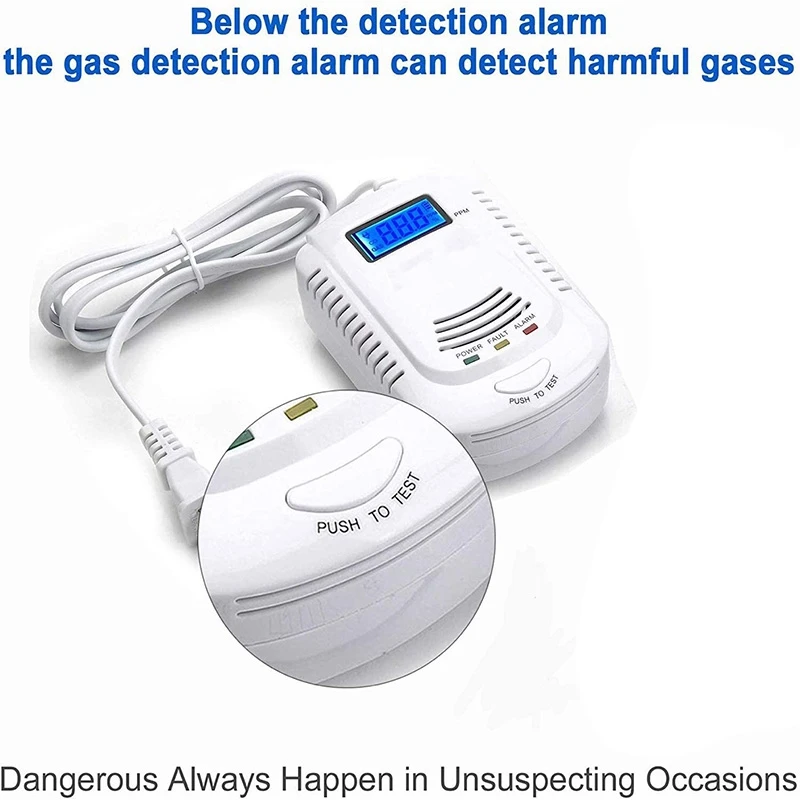 Детектор газа домашний кухонный газ/Метан/сигнализация утечки пропана детектор