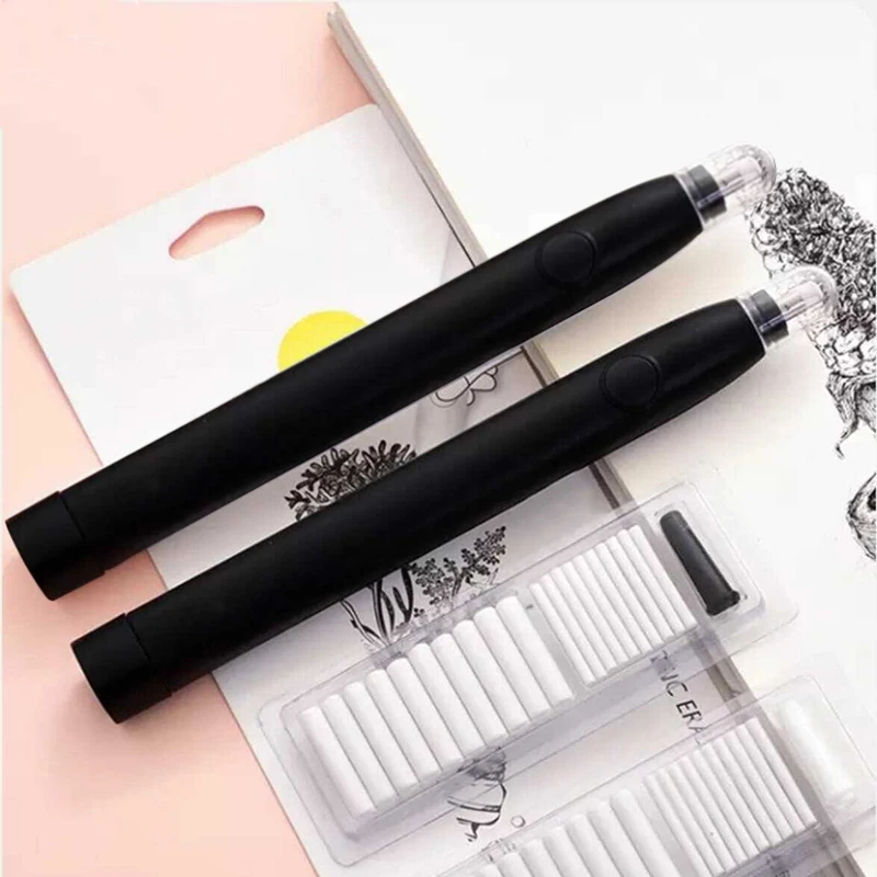Eraser Kit With 20pcs Rubber Refills High Quality Electric Erasers For Drawing Drafting Architectural