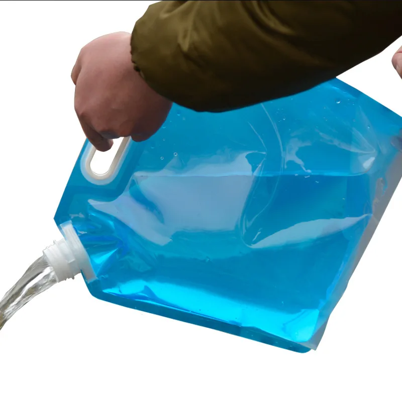 

10L Outdoor Foldable Folding Collapsible Drinking Car Water Bag Carrier Container Outdoor Camping Hiking Picnic Emergency Kit