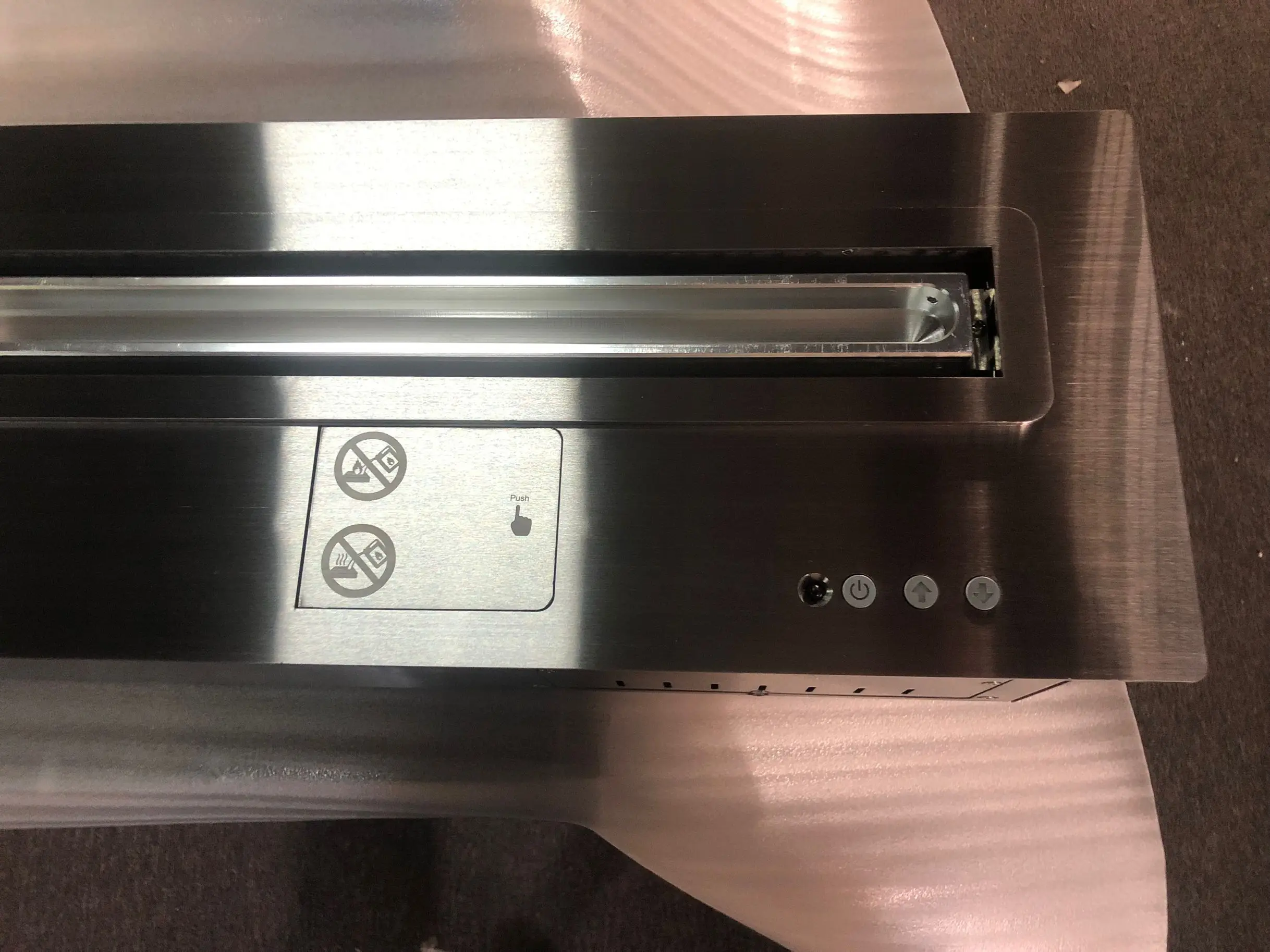 Inno-Fire 72-дюймовая L Серебристая или черная Интеллектуальная электрическая горелка