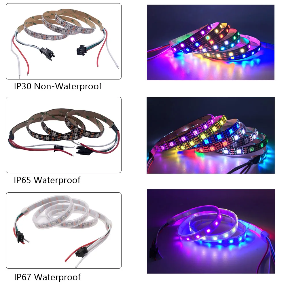 USB Светодиодная лента RGB WS2812 WS2812B Пиксельная Адресуемая 14 клавиш пульт