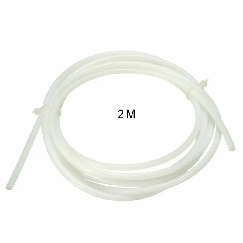 

2m long PTFE tube transparent 2x4mm, used in many parts of 3D printer conveyor belt, corrosion resistance, high strength