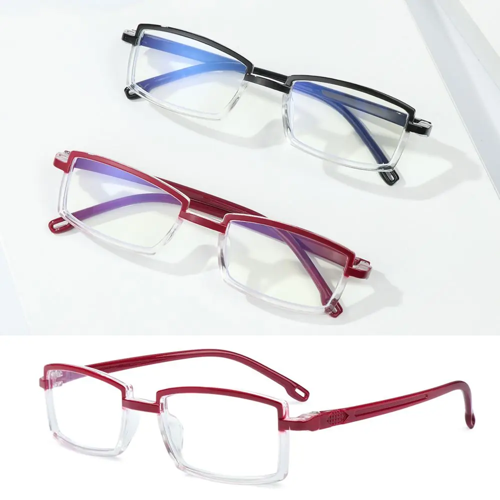 

Men Women Comfortable Portable Vintage Anti-Blue Light Eyeglasses Ultra Light Frame Reading Glasses Computer Goggles