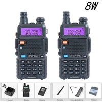 baofeng uv5r walkie talkie 2pcs powerful two way cb radio uv 5r hunting radio 8w baofeng walkie talkie uv 9r uv 82 uv 8hx uv xr