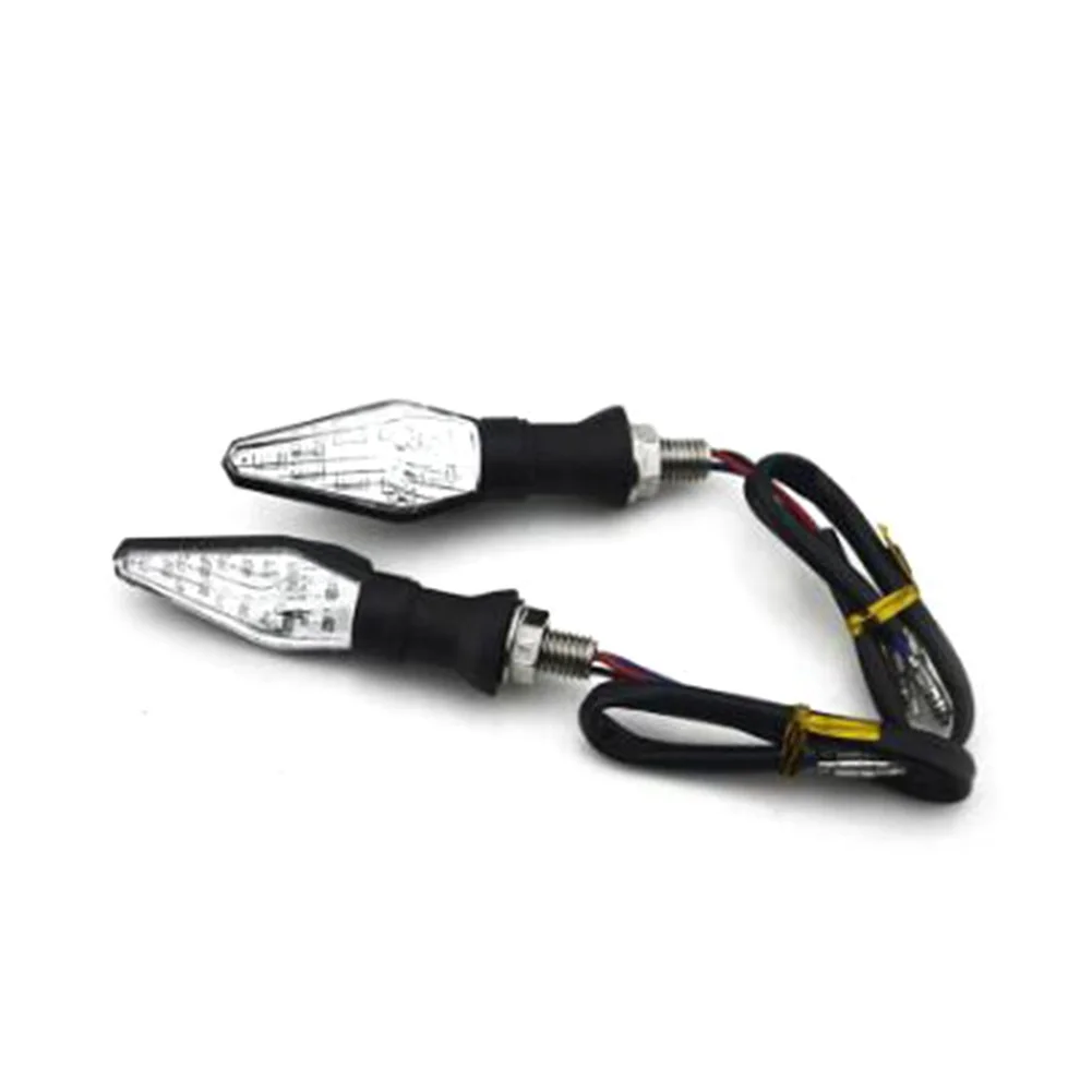 12 LED Flexible Dual Color Universal Lamp Blinker Signal Light Turn Indicator Motorcycle Super Bright 1 Pair |