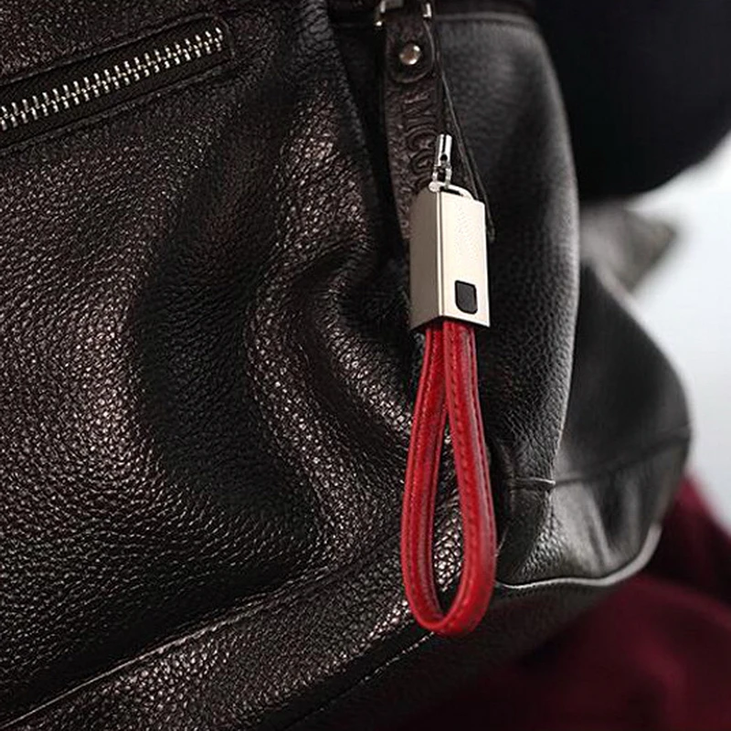 Мини USB кабель для iPhone 11 Pro Max XR 7 6S брелок Micro Type C Samsung Xiaomi провод зарядки телефона |