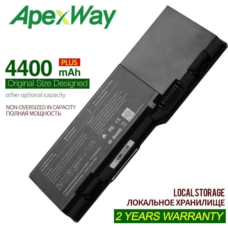 ApexWay Аккумулятор для ноутбука for Dell Inspiron 1501 6400 E1505 131L 1000 GD761 HK421 JN149 KD476 PD942 PD945 PD946 PR00