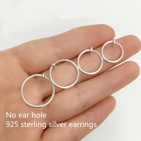 925 sterling silver earrings man earrings earrings for women hoop earrings unperforated earrings earrings for women 2020