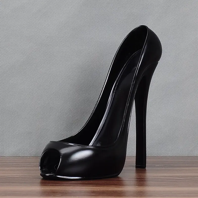 Простая Современная индивидуальная трендовая обувь на высоком каблуке стойка