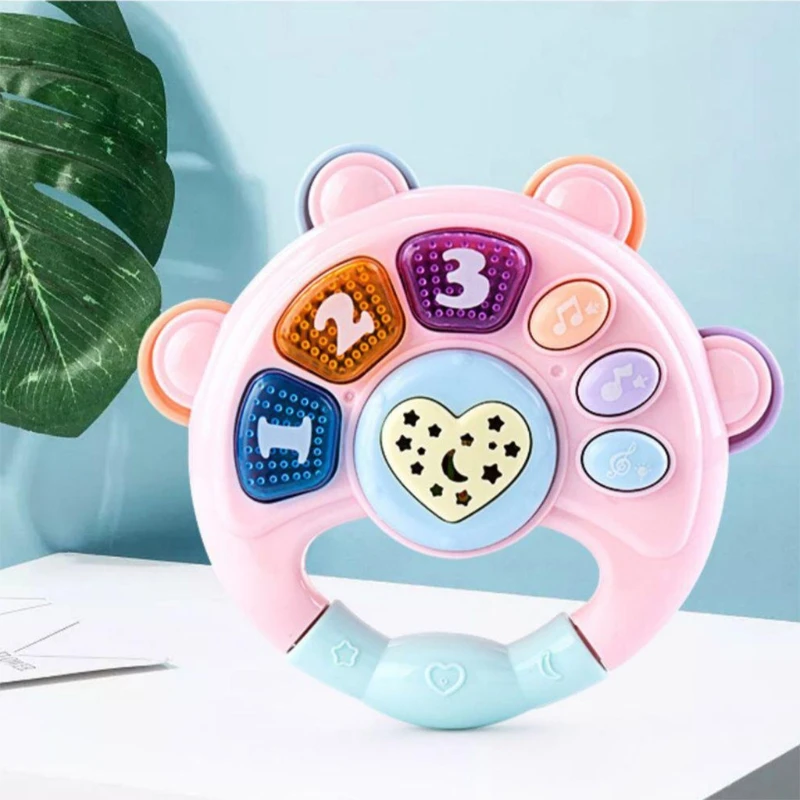 Kids Simulation Drum Lifelike Play Toys Multifunctional Cartoon Plastic Made Set Portable Musical | Игрушки и хобби