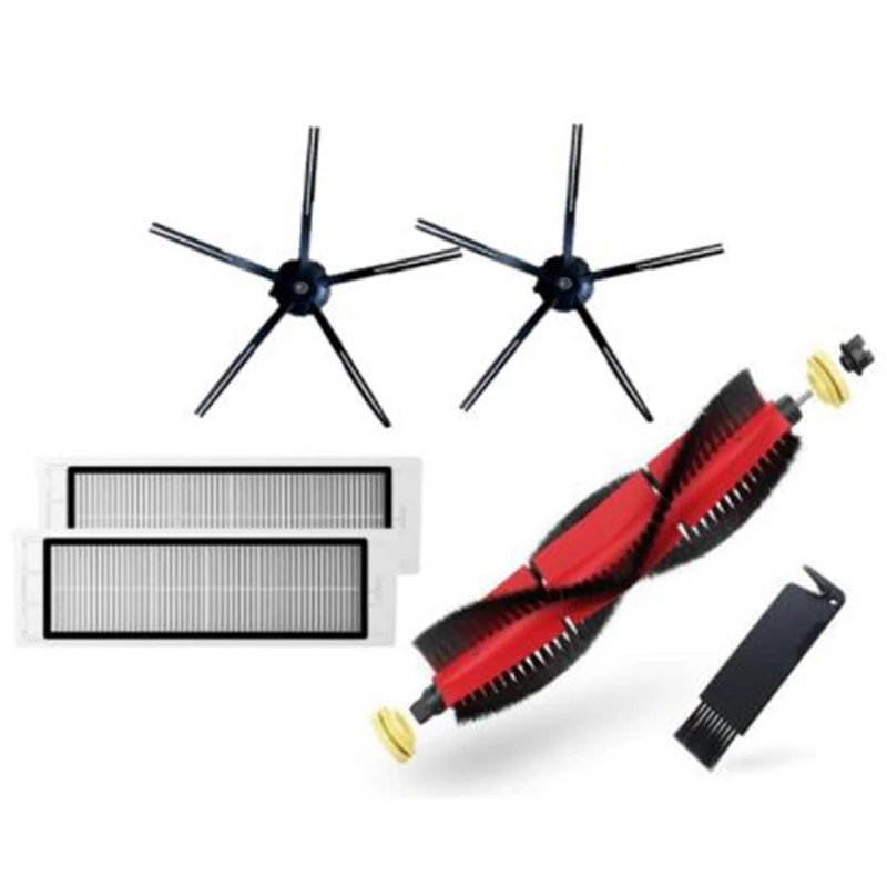 

Лидер продаж!-Съемная основная и боковая щетки, фильтр для Roborock S5 Max S6 S50 S6 MaxV, Сменные аксессуары для уборочной машины